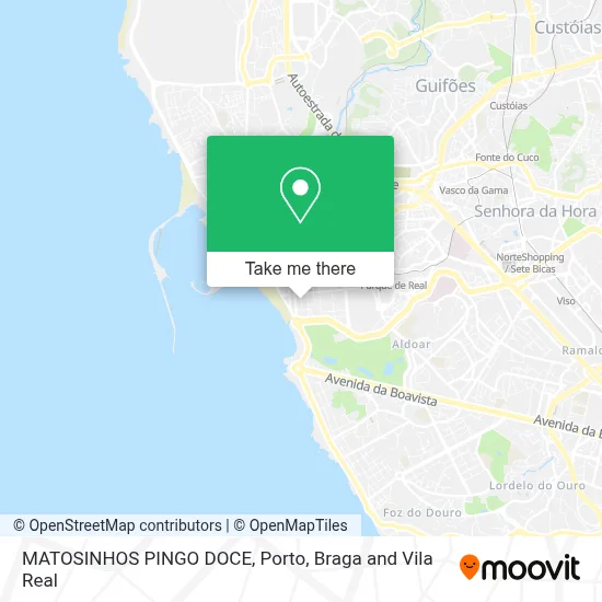 MATOSINHOS PINGO DOCE map