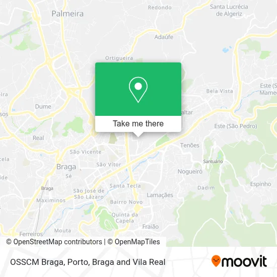 OSSCM Braga map