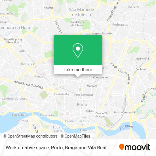 Work creative space map