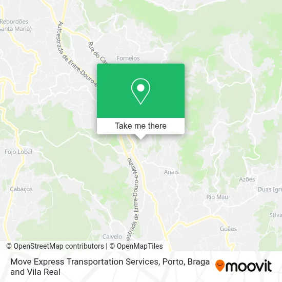 Move Express Transportation Services map