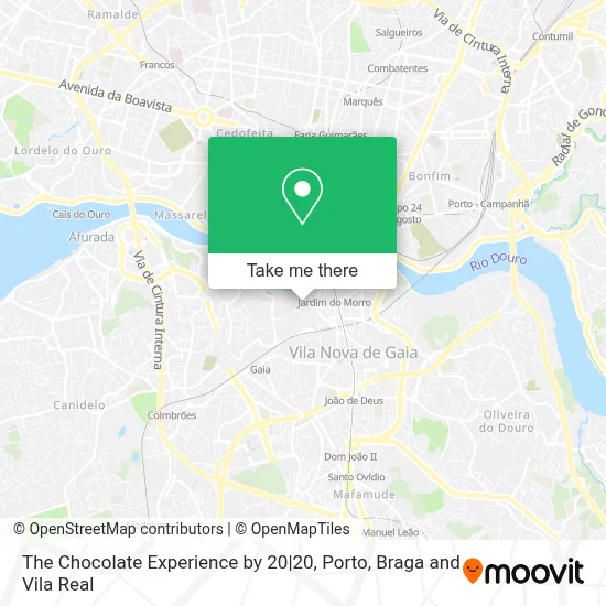 The Chocolate Experience by 20|20 map