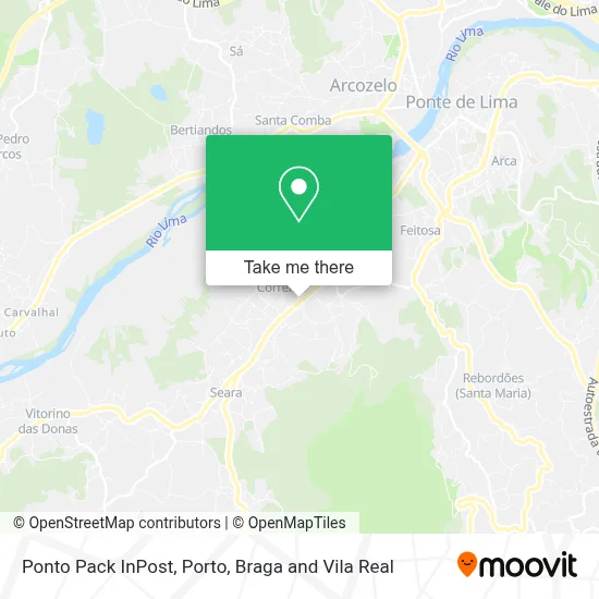 Ponto Pack InPost map