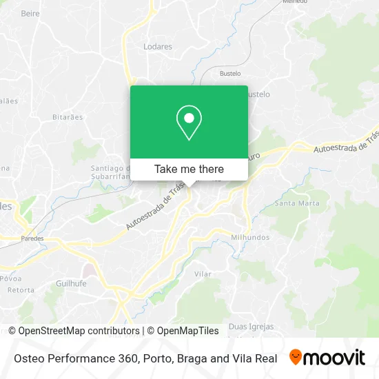 Osteo Performance 360 map