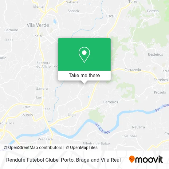 Rendufe Futebol Clube map