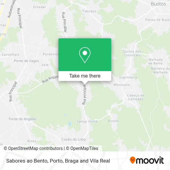Sabores ao Bento map