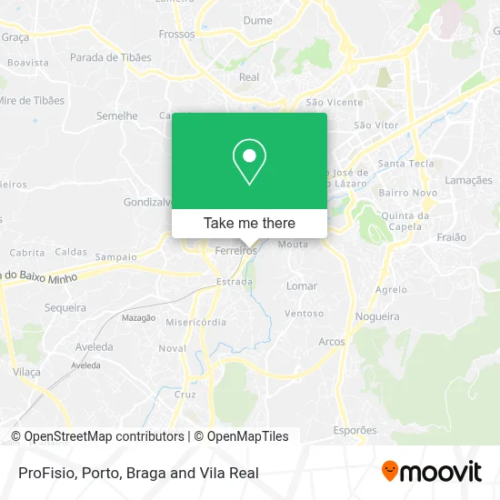 ProFisio map