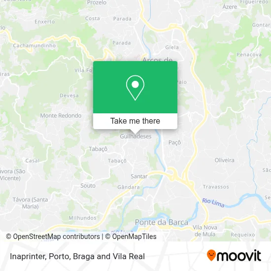 Inaprinter map