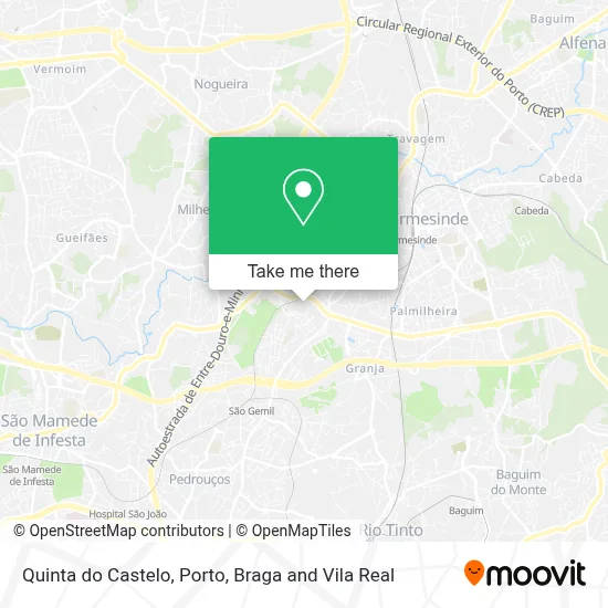 Quinta do Castelo map