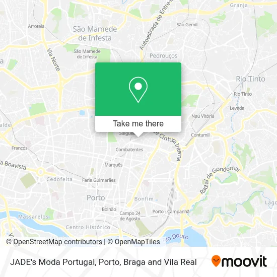 JADE's Moda Portugal map