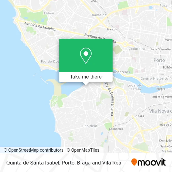 Quinta de Santa Isabel map