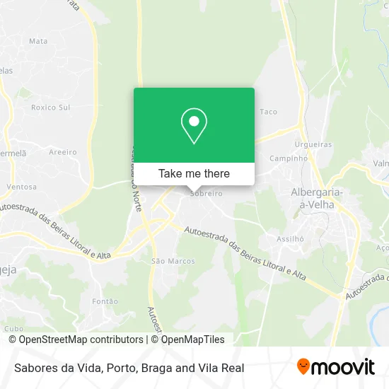 Sabores da Vida map