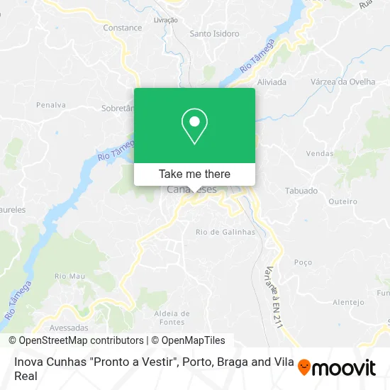 Inova Cunhas "Pronto a Vestir" map