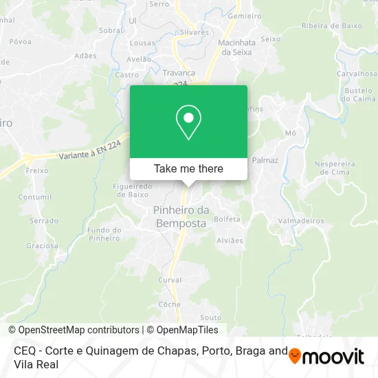 CEQ - Corte e Quinagem de Chapas map