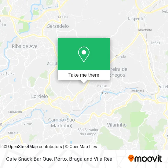 Cafe Snack Bar Que map