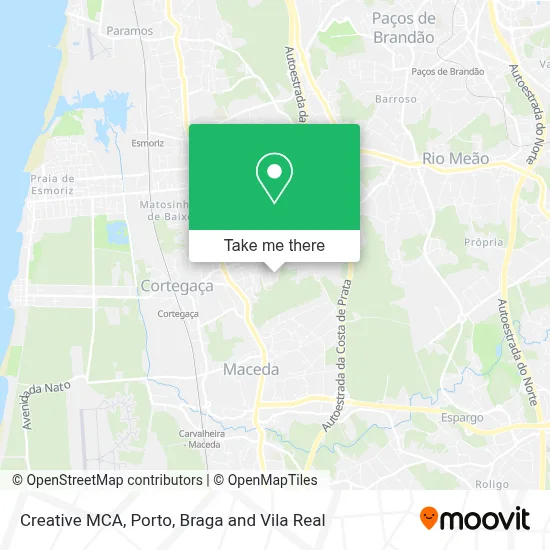 Creative MCA map