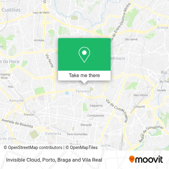 Invisible Cloud map