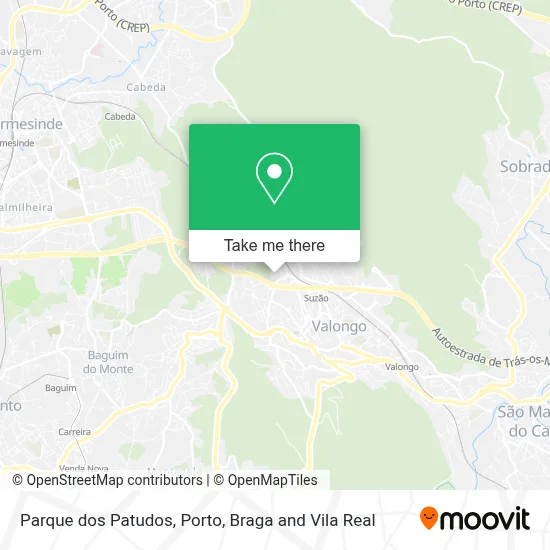 Parque dos Patudos map