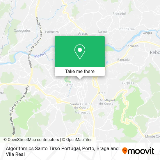 Algorithmics Santo Tirso Portugal map