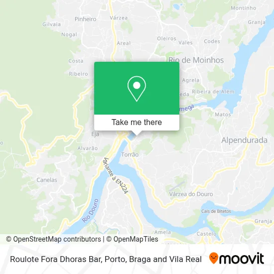 Roulote Fora Dhoras Bar map