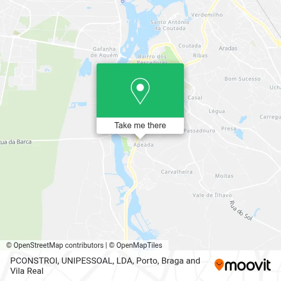 PCONSTROI, UNIPESSOAL, LDA map