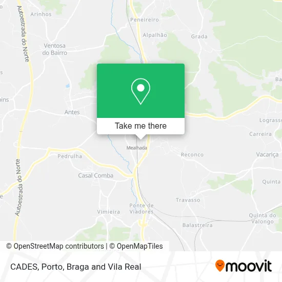 CADES map