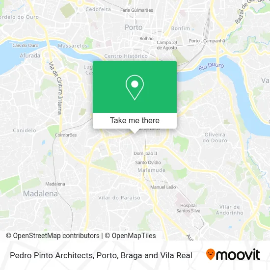Pedro Pinto Architects map