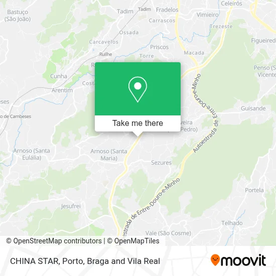 CHINA STAR map