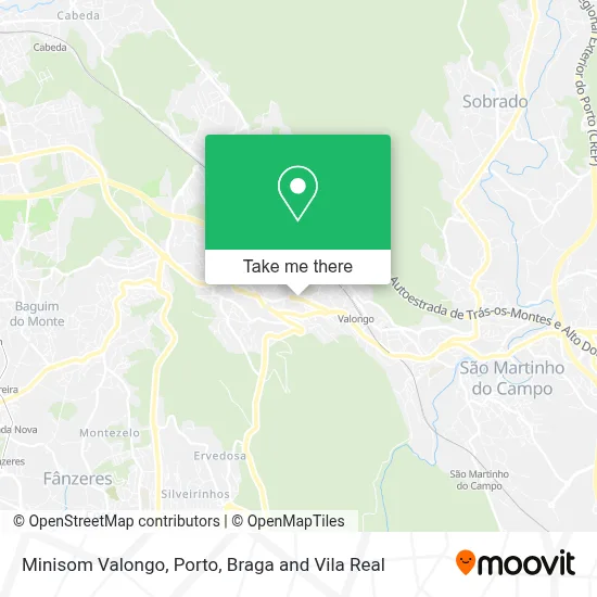 Minisom Valongo map