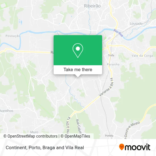 Continente map