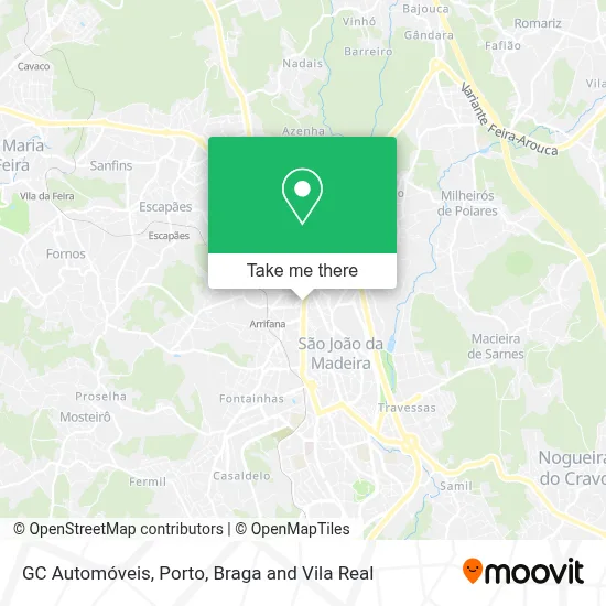 GC Automóveis map