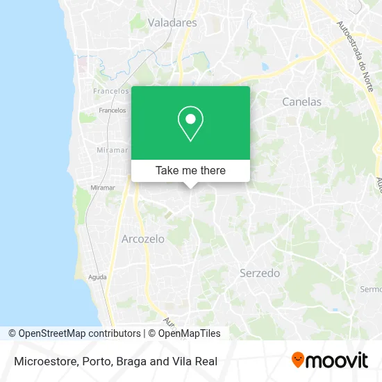 Microestore map