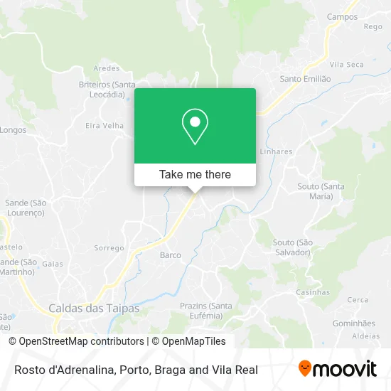 Rosto d'Adrenalina map