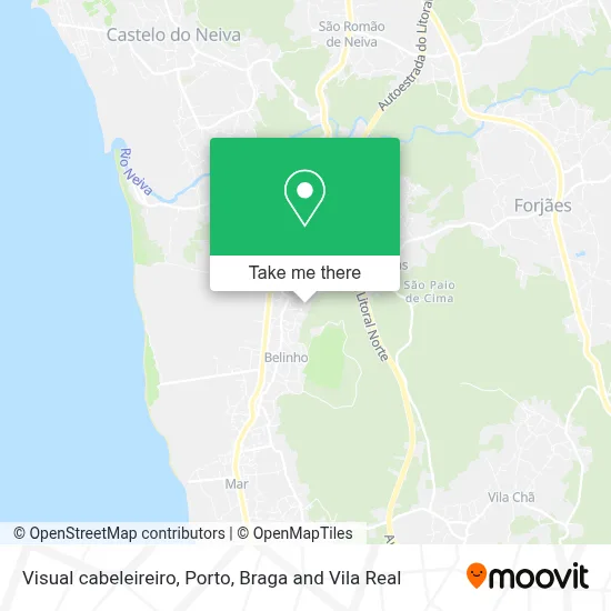 Visual cabeleireiro map