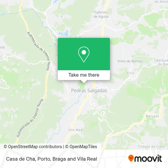 Casa de Cha map
