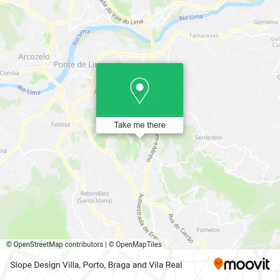 Slope Design Villa map