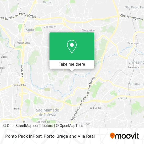 Ponto Pack InPost map