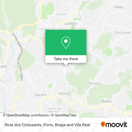 Rota dos Croissants map