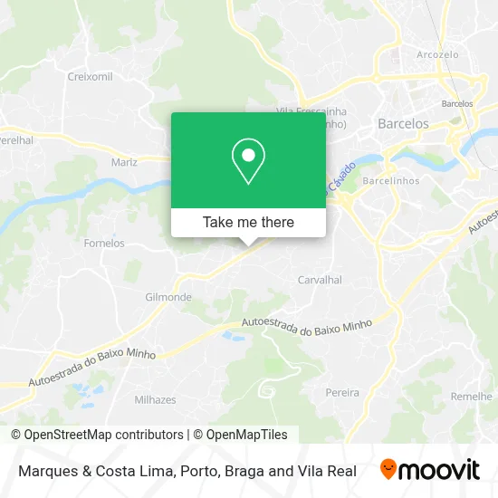 Marques & Costa Lima map