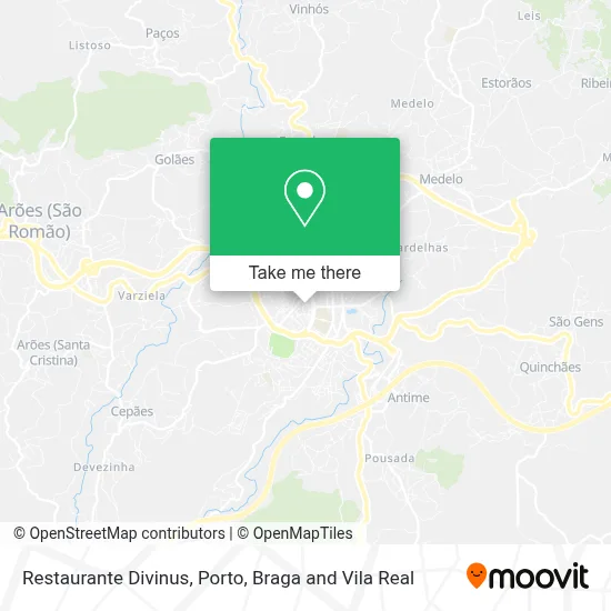 Restaurante Divinus map