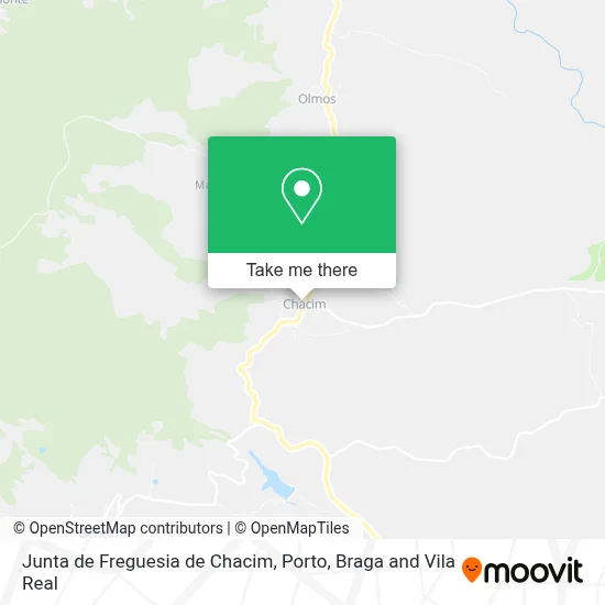Junta de Freguesia de Chacim map