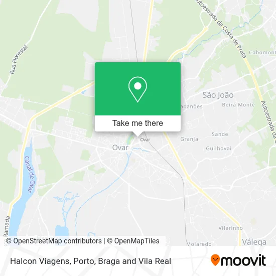 Halcon Viagens map