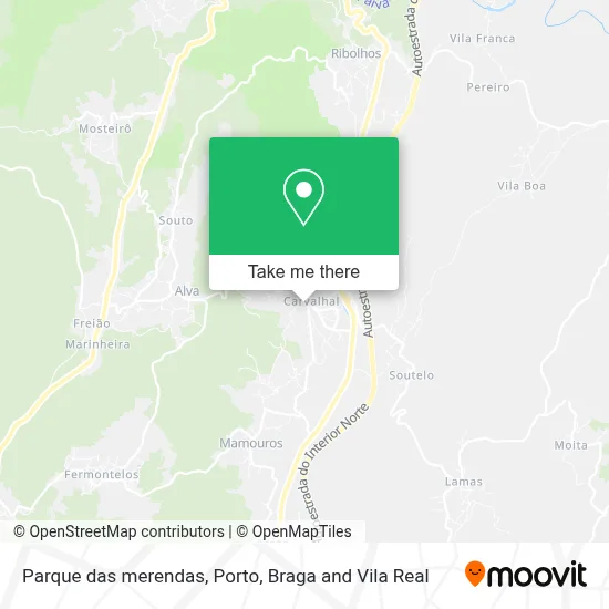 Parque das merendas map