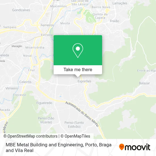 MBE Metal Building and Engineering map