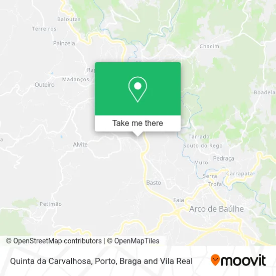 Quinta da Carvalhosa map