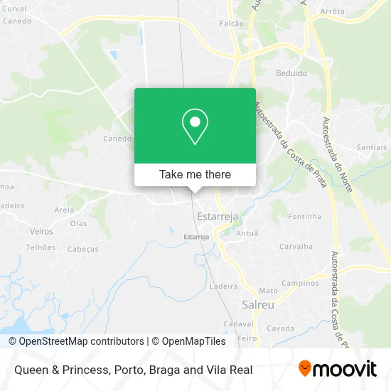 Queen & Princess map