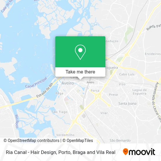 Ria Canal - Hair Design map