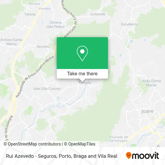 Rui Azevedo - Seguros map