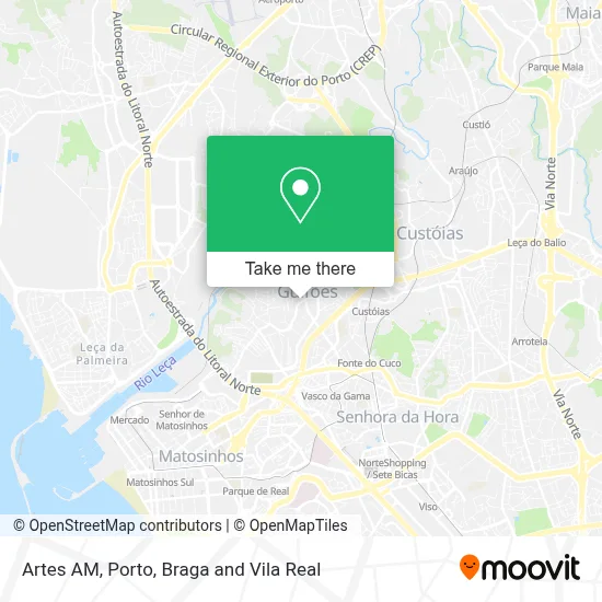 Artes AM map