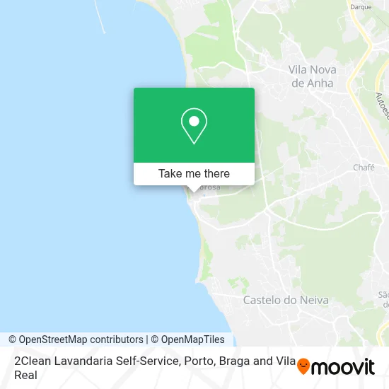 2Clean Lavandaria Self-Service map