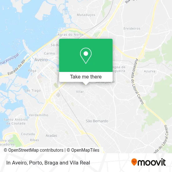In Aveiro map